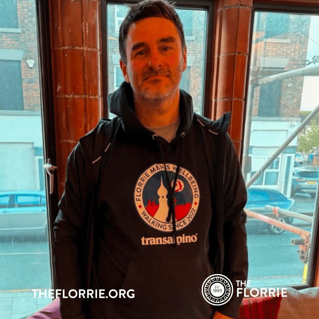 Lee Hughes 100,000 steps to raise money for The Florrie.